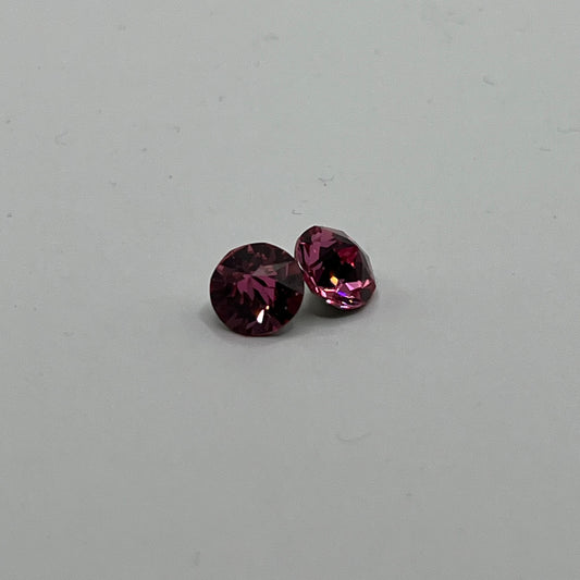 Swarovski 8MM Pointed Xirius Chaton A1188 - Rose (4pcs)