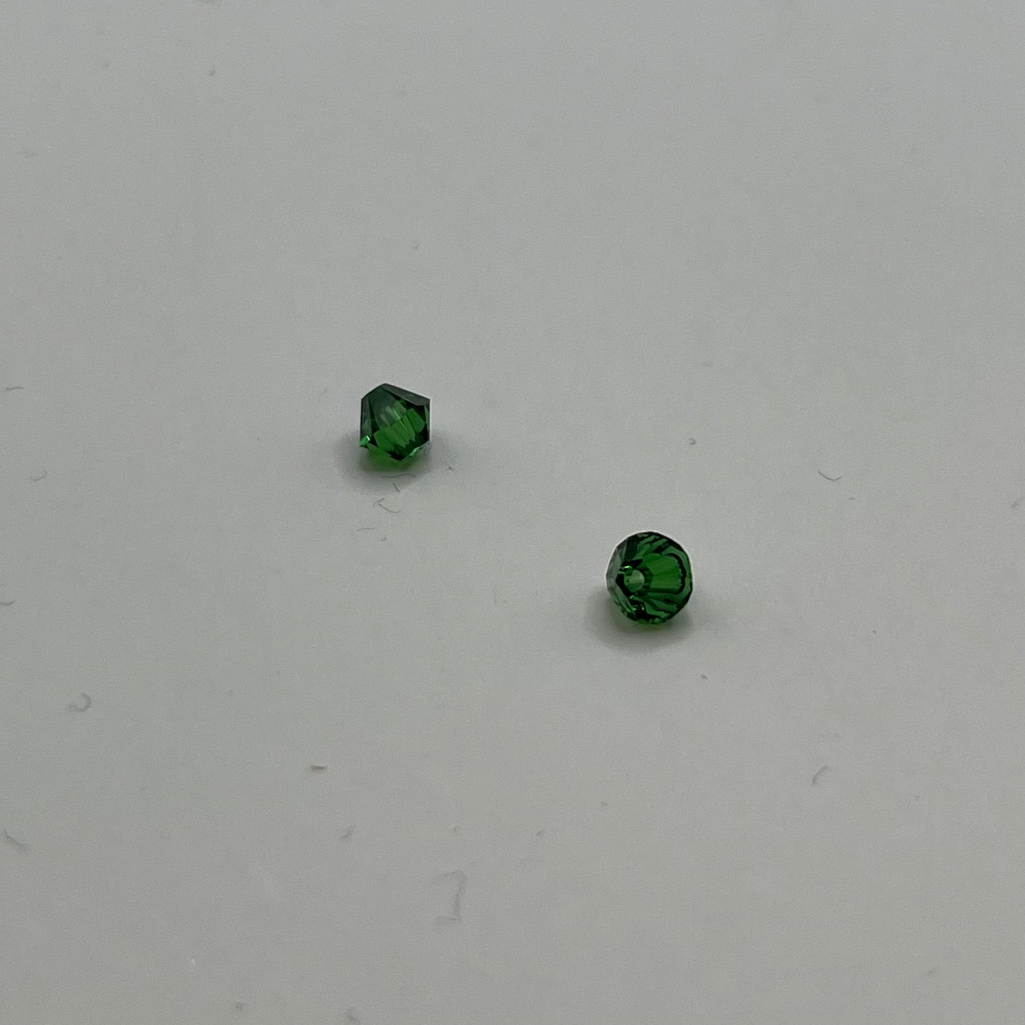 Swarovski 4MM Bicones - Dark Moss Green (12pcs)