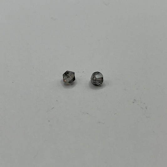 Swarovski 4MM Bicones - Crystal Satin 2X (12pcs)