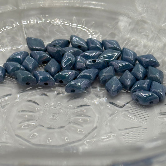 GemDuos - 8X5MM - Luster Opaque Blue (5g)