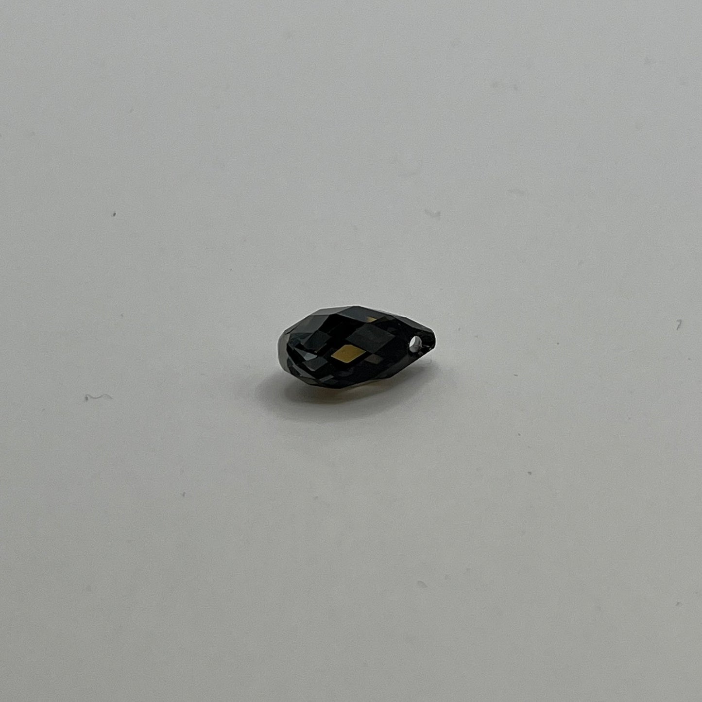 Swarovski 13x6.5MM Briolette Pendant A6010 - Crystal Silver Night