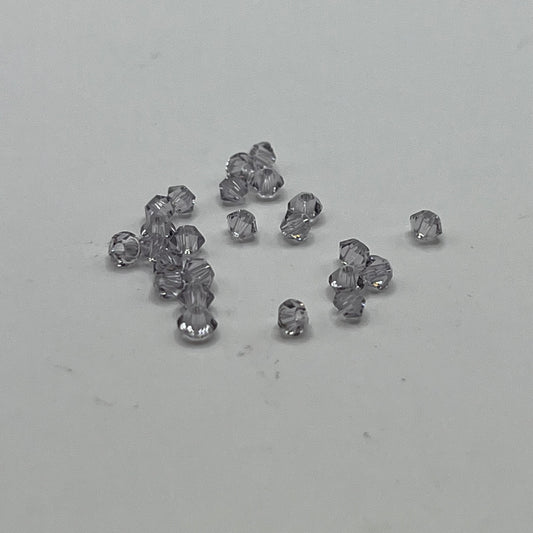 Swarovski 3MM Bicones - Smoky Mauve (24pcs)