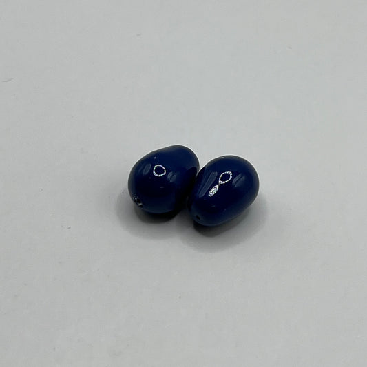 Swarovski 11x8MM Pear Pearl A5821 - Dark Lapis (2pcs)