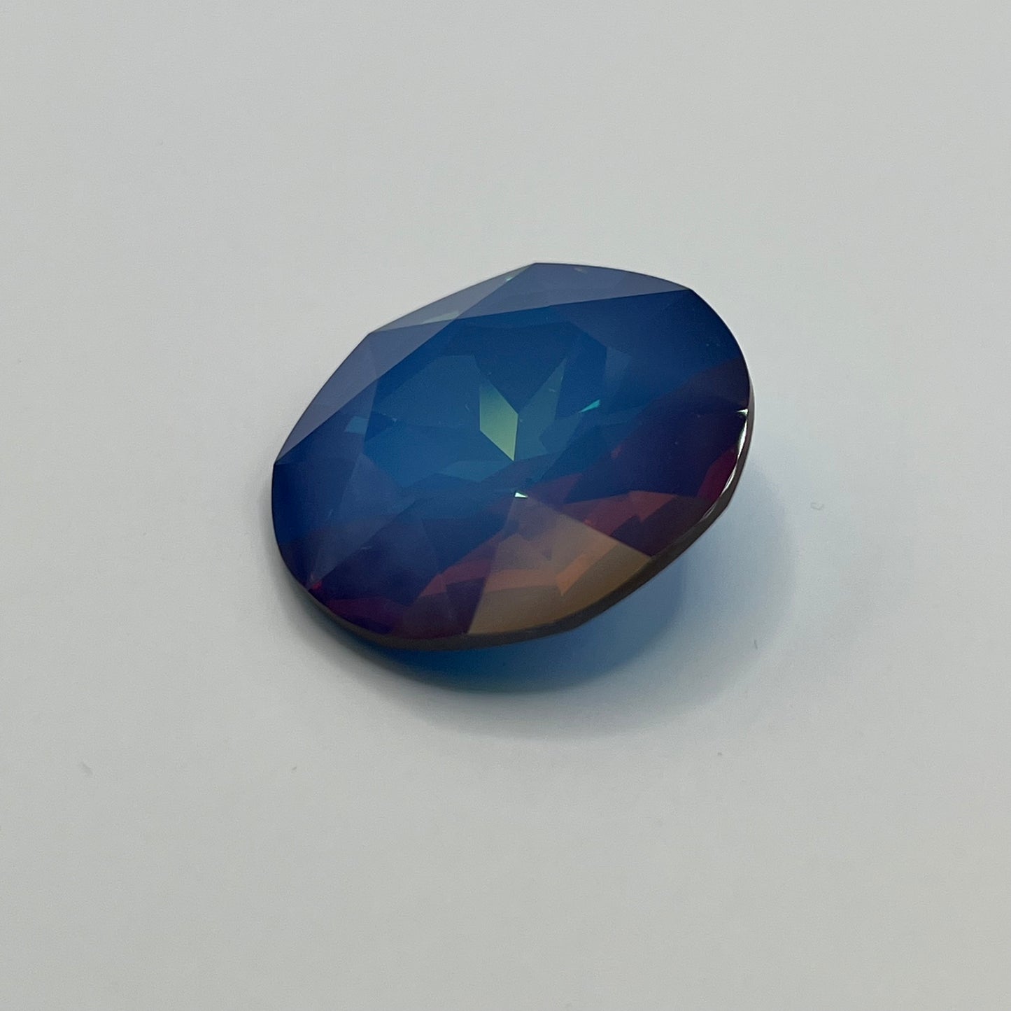 Swarovski 27MM Crystal White Opal Bermuda Blue