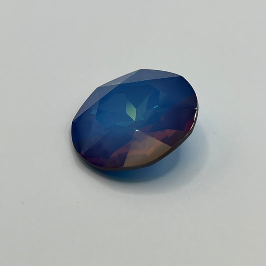 Swarovski 27MM Crystal White Opal Bermuda Blue