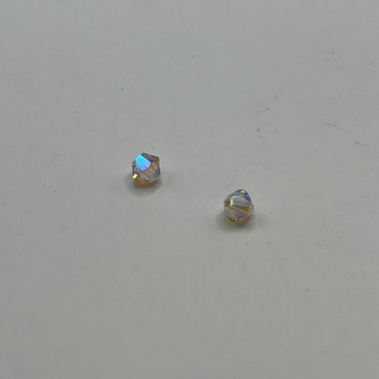 Swarovski 4MM Bicones - Light Silk AB2X (12pcs)