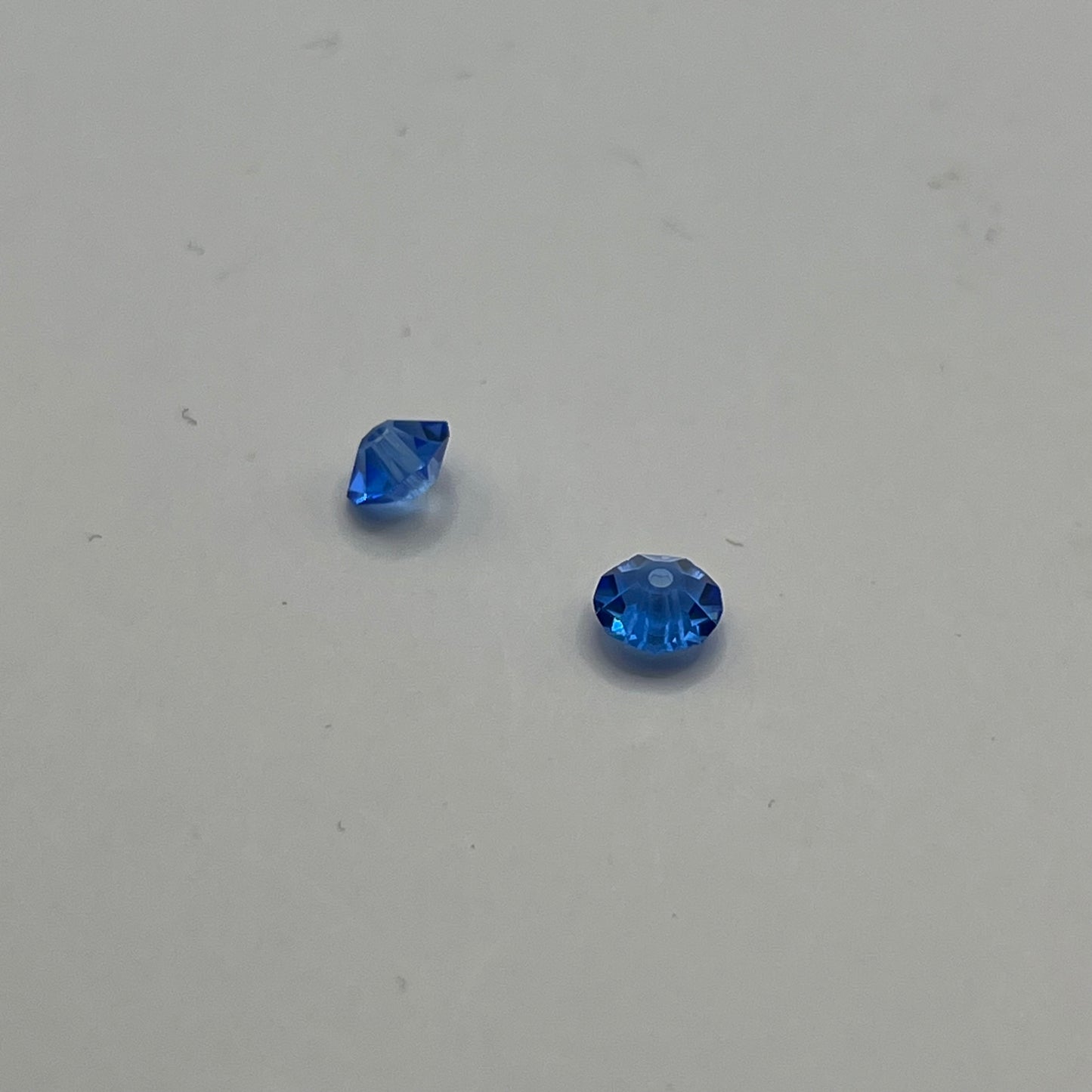 Swarovski 6MM Flat Bicones - Sapphire (20pcs)