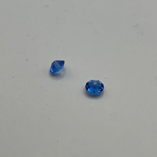 Swarovski 6MM Flat Bicones - Sapphire (20pcs)