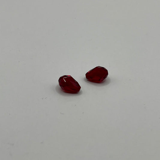 Swarovski 9x6MM Teardrop - Siam (2pcs)