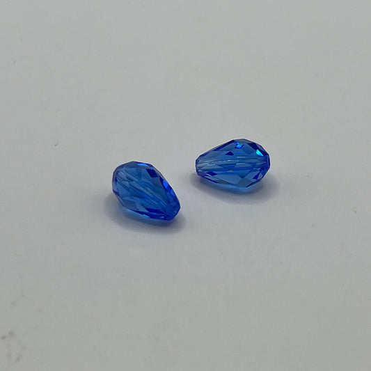 Swarovski 10.5x7MM Teardrop - Sapphire (4pcs)