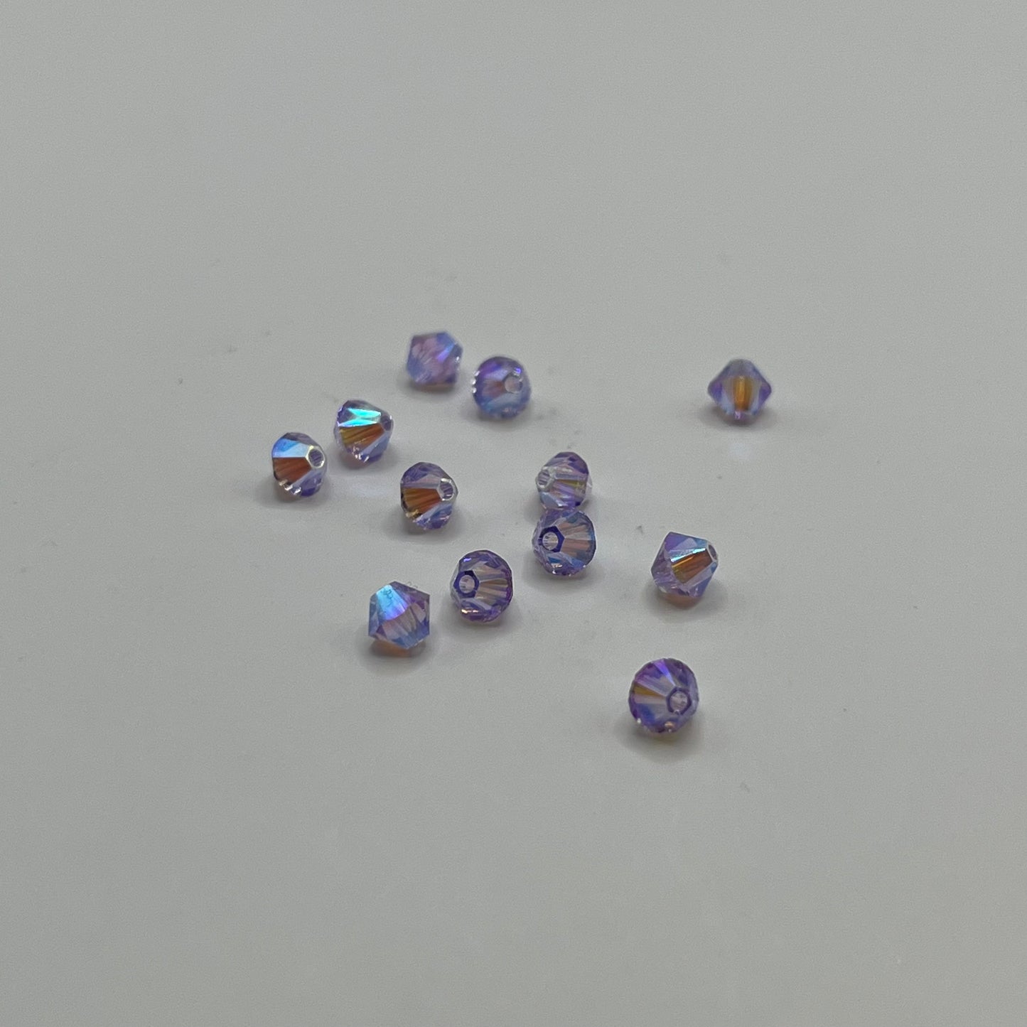 Swarovski 4MM Bicones - Violet AB2X (12pcs)