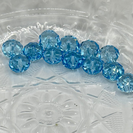 Swarovski Brio - 8MM - Aquamarine (12pcs)