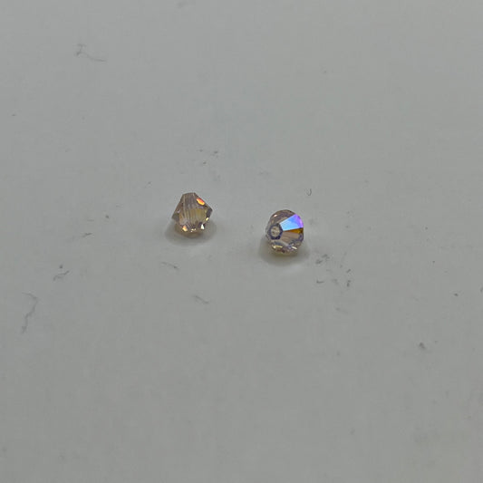 Swarovski 4MM Bicones - Silk AB2X (12pcs)