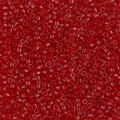 DB0774 - Dyed Matte Transparent Red - 11/0