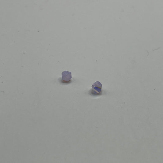 Swarovski Bicones 4MM - Violet Opal AB (12pcs)