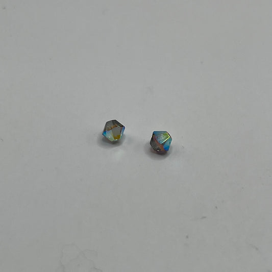 Swarovski 4MM Bicones - Crystal AB Satin (12pcs)