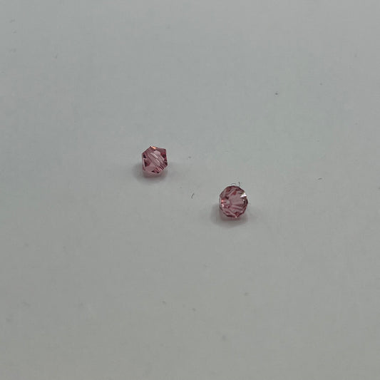 Swarovski 4MM Bicones - Light Rose (12pcs)
