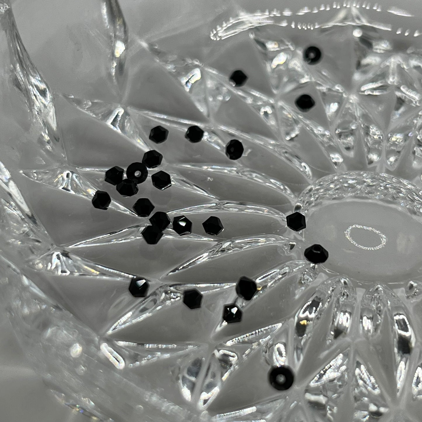 Swarovski 2.5MM Bicones - Jet (24pcs)