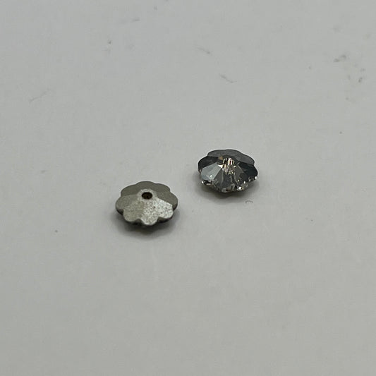 Swarovski 6MM Vintage Margarita A3700 - Crystal Satin Foil (12pcs)