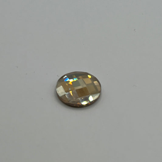 Swarovski 14MM Chessboard Circle Crystal Golden Shadow - Bag 2