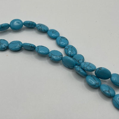 10MM Oval Turquoise Strand - 16
