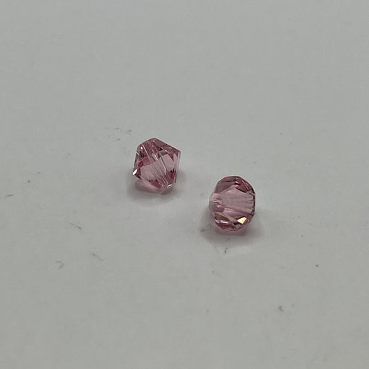 Swarovski 6MM Bicones - Light Rose (12pcs)