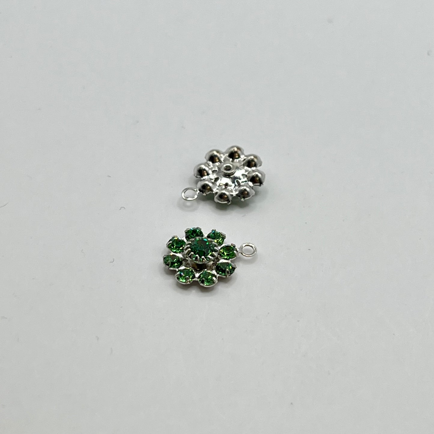 Swarovski 10MM Daisy Connector Single Loop - Erinite (2pcs)