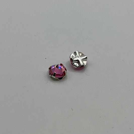 Swarovski 6MM Sew On Rose Montee A53103 - Rose (8pcs)