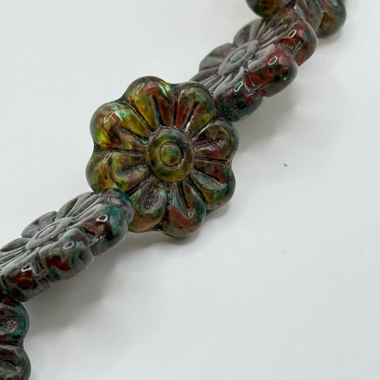 Czech Glass - Flowers (6pcs)