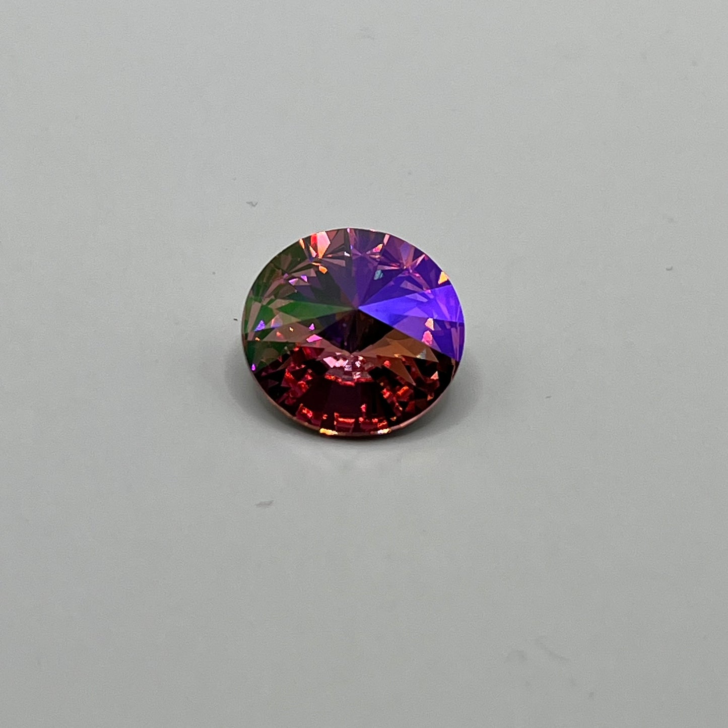 Swarovski 14MM Rivoli A1122 - Rose Glacier Blue