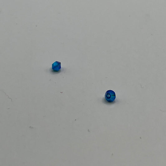 Swarovski 3MM Bicones - Capri Blue AB2X (24pcs)