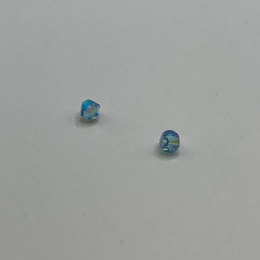 Swarovski 4MM Bicones - Aqmarine AB2X (12pcs)