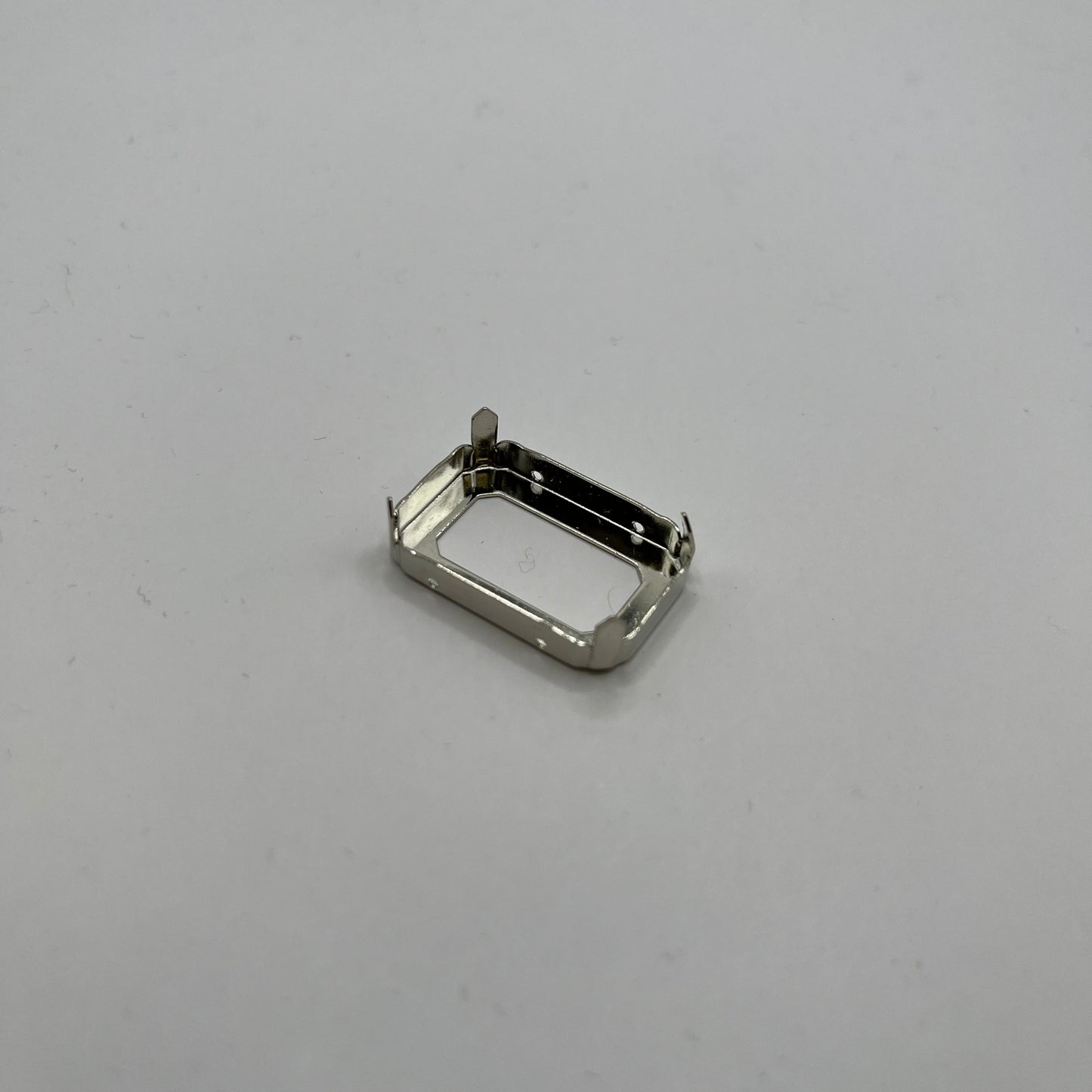Swarovski 27X18.5MM Octagon Setting A4627 - Silver Plated