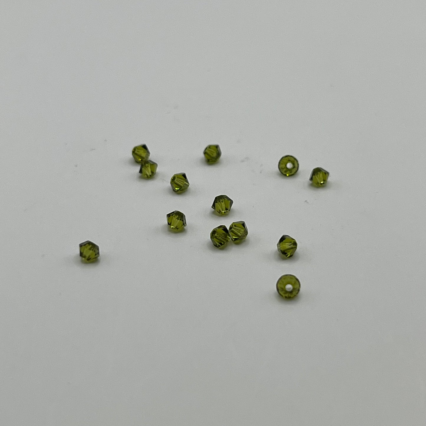 Swarovski 3MM Bicones - Olivine (24pcs)