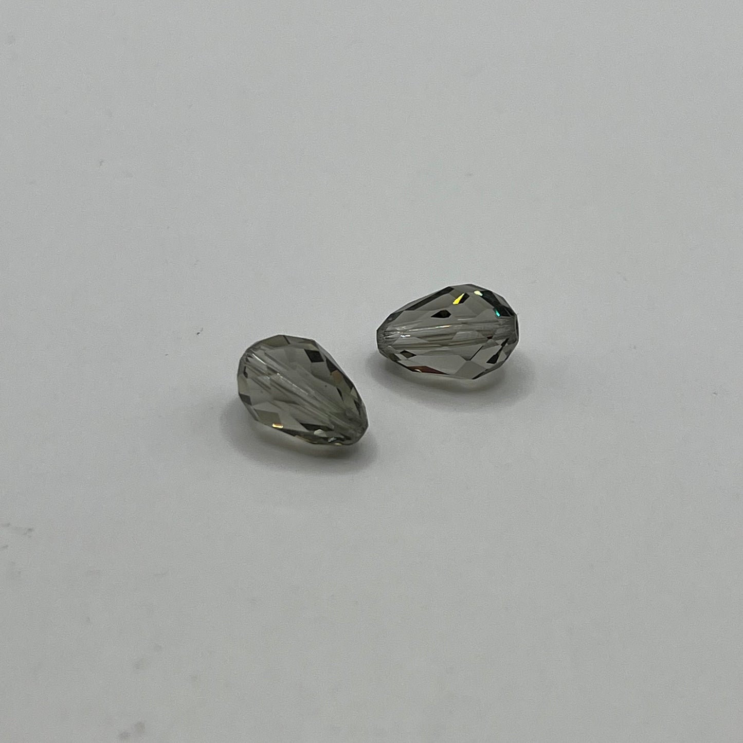 Swarovski 10.5x7MM Teardrop - Black Diamond (4pcs)
