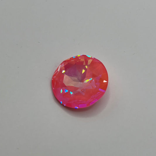 Swarovski 27MM Crystal Ultra Pink Coral AB - Custom Coated