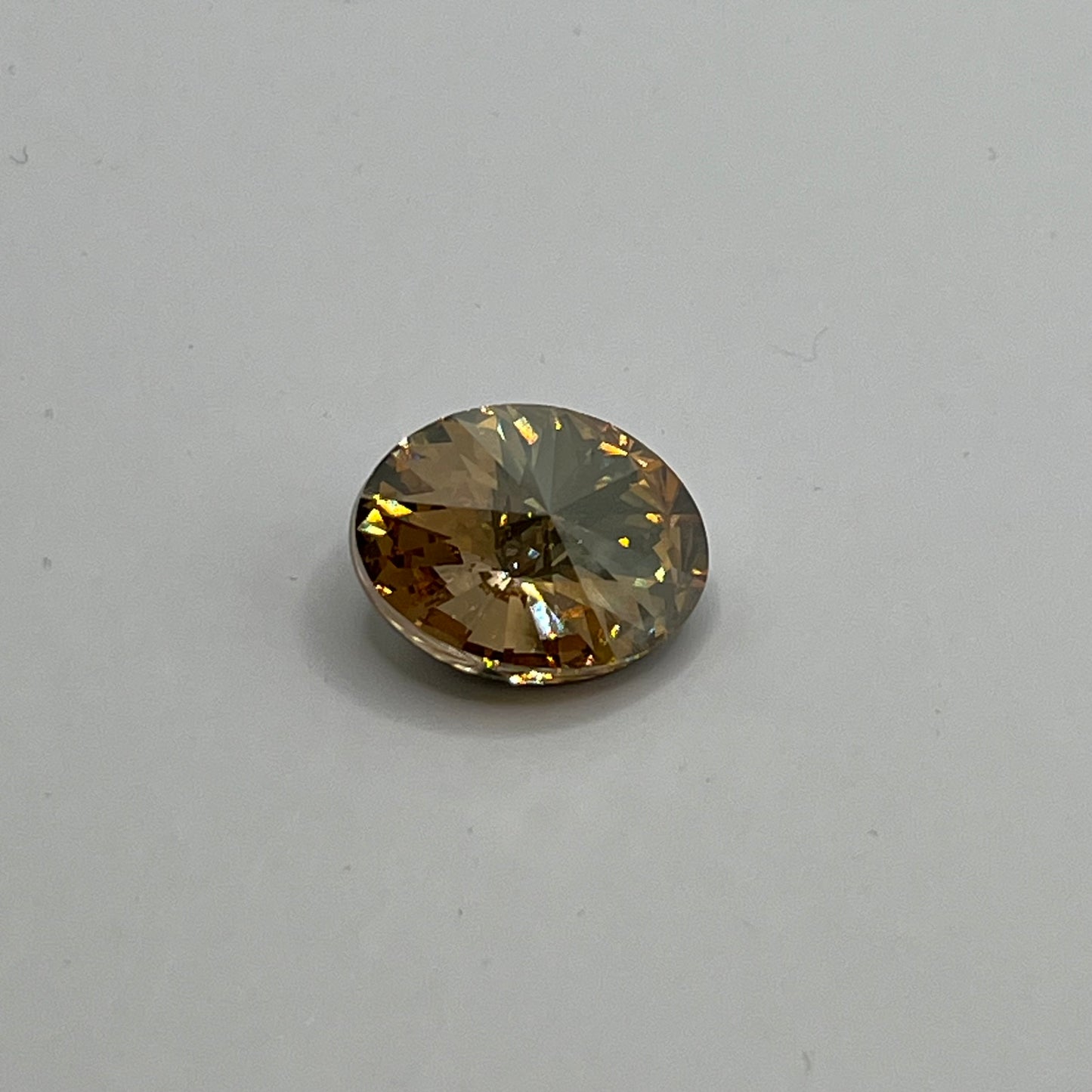 Swarovski 18X13.5MM Oval Rivoli A4122 - Golden Shadow
