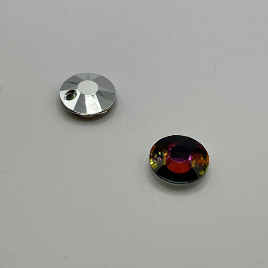 Swarovski 12MM Sun Pendant - Volcano (2pcs)
