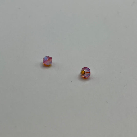 Swarovski 4MM Bicones - Tangerine AB2X (12pcs)