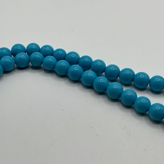 8MM Round Turquoise Strand - 25