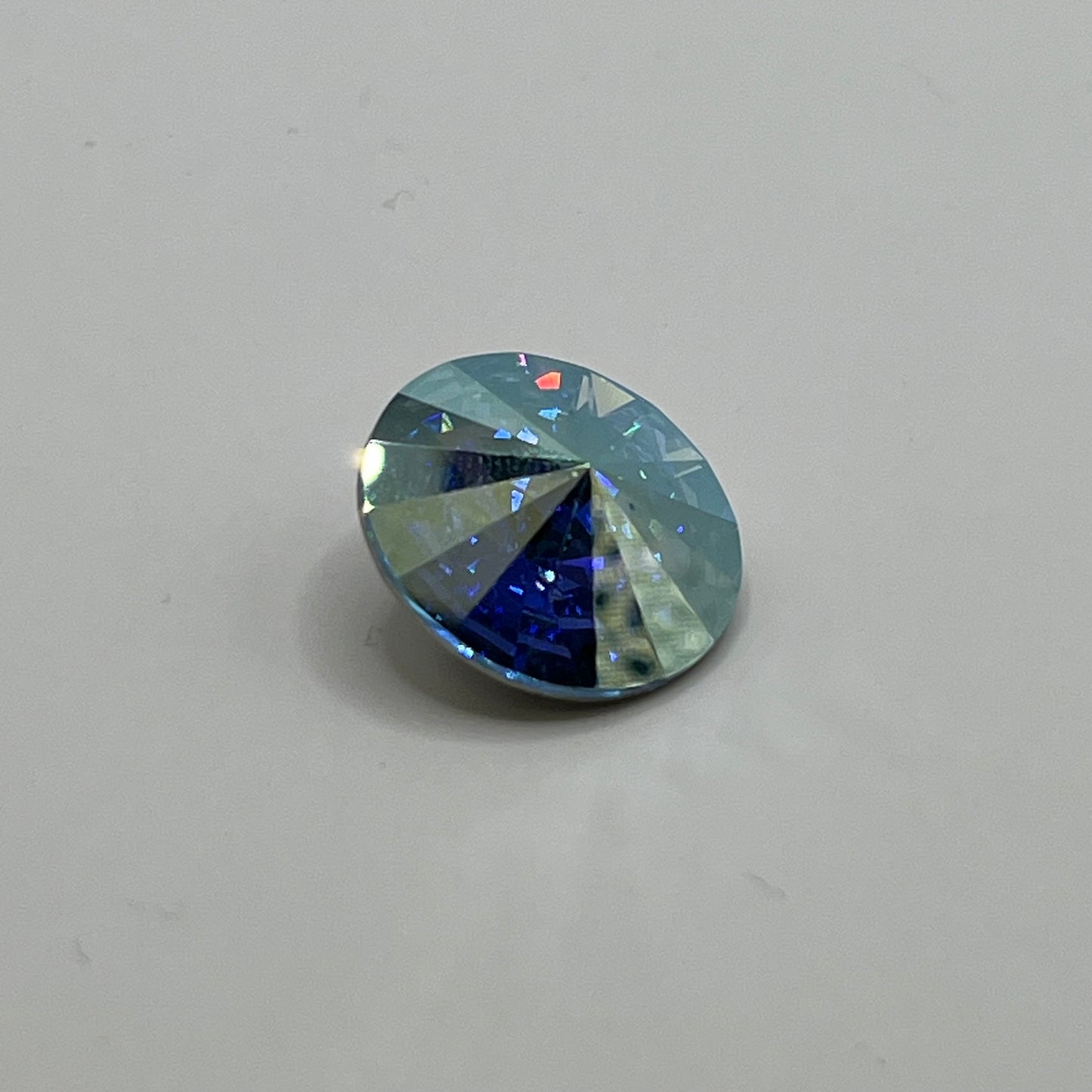 Swarovski 18MM Rivoli A1122 - Aqua AB