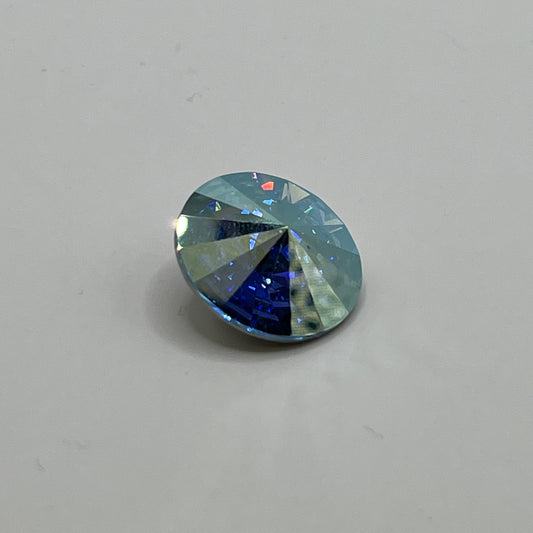 Swarovski 18MM Rivoli A1122 - Aqua AB