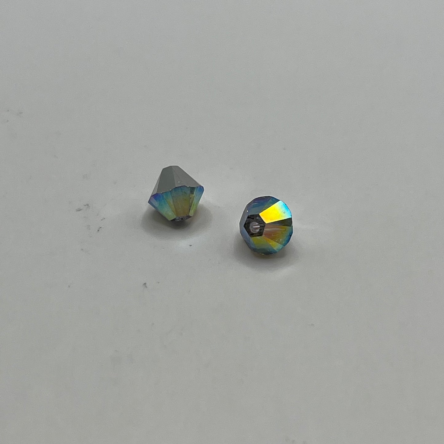 Swarovski 6MM Bicones - Crystal Comet Argent Light AB (12pcs)