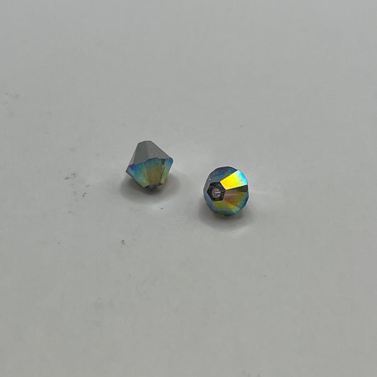 Swarovski 6MM Bicones - Crystal Comet Argent Light AB (12pcs)