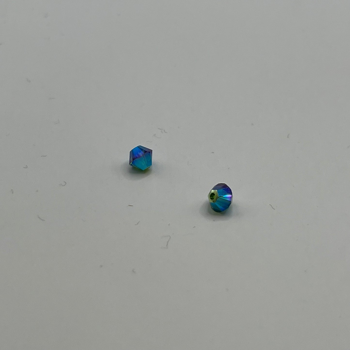 Swarovski 4MM Bicones - Dark Moss Green AB2X (12pcs)