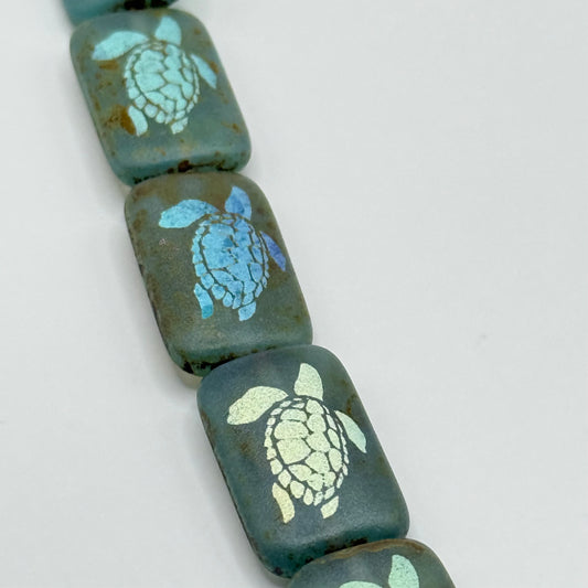 Czech Glass - Turtles (6pcs)