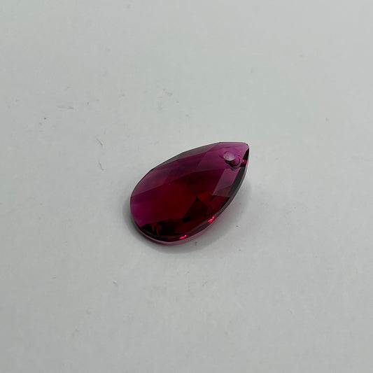 Swarovski 22x13MM Pear Pendant A6106 - Ruby