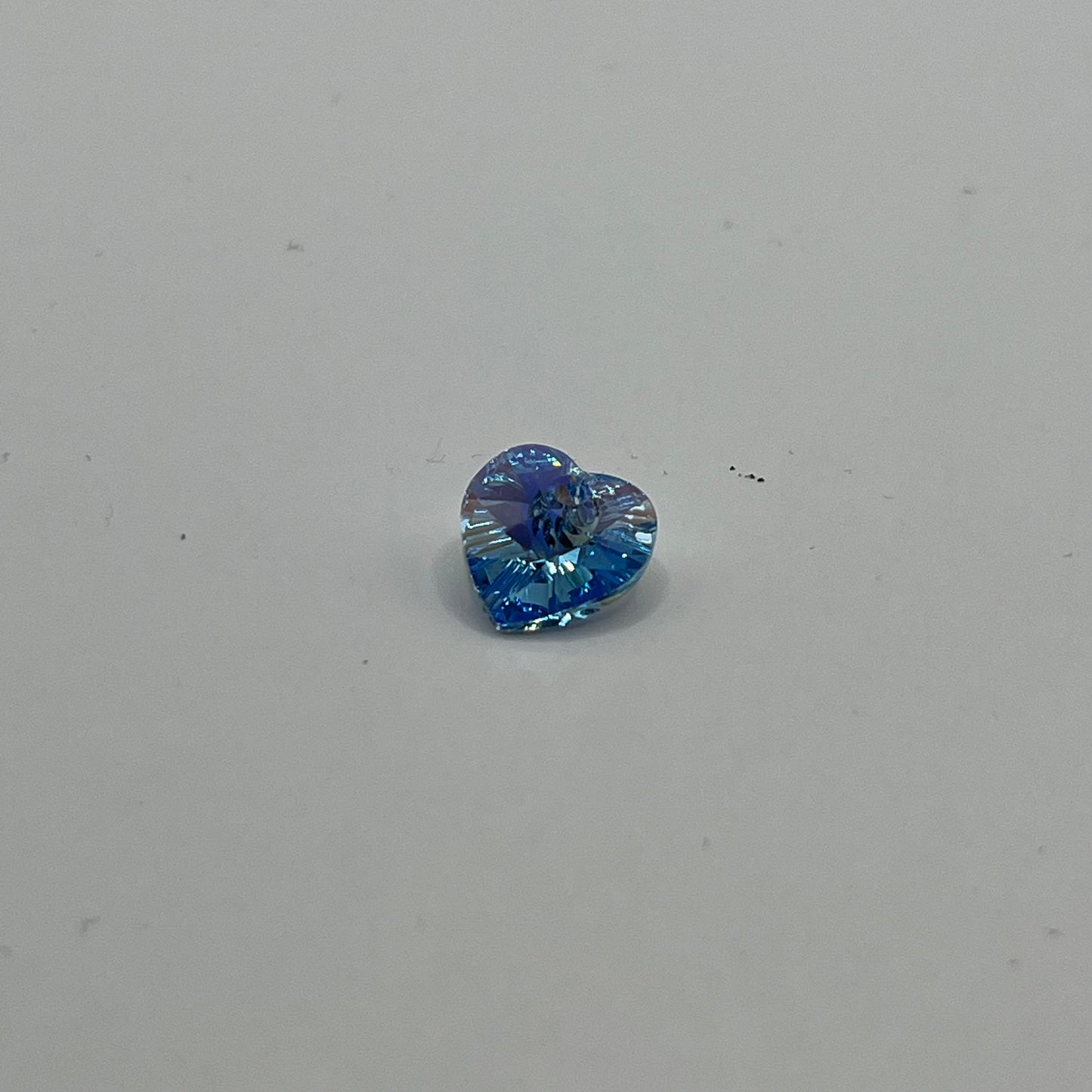 Swarovski 10MM Heart Pendant A6228 - Aqua AB (4pcs)