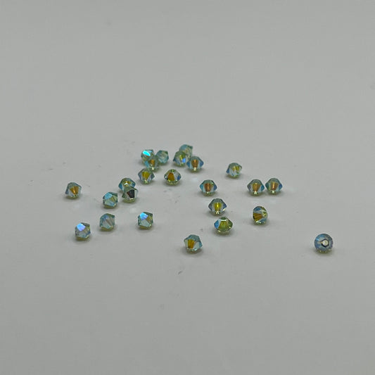 Swarovski 3MM Bicones - Peridot AB2X (24pcs)