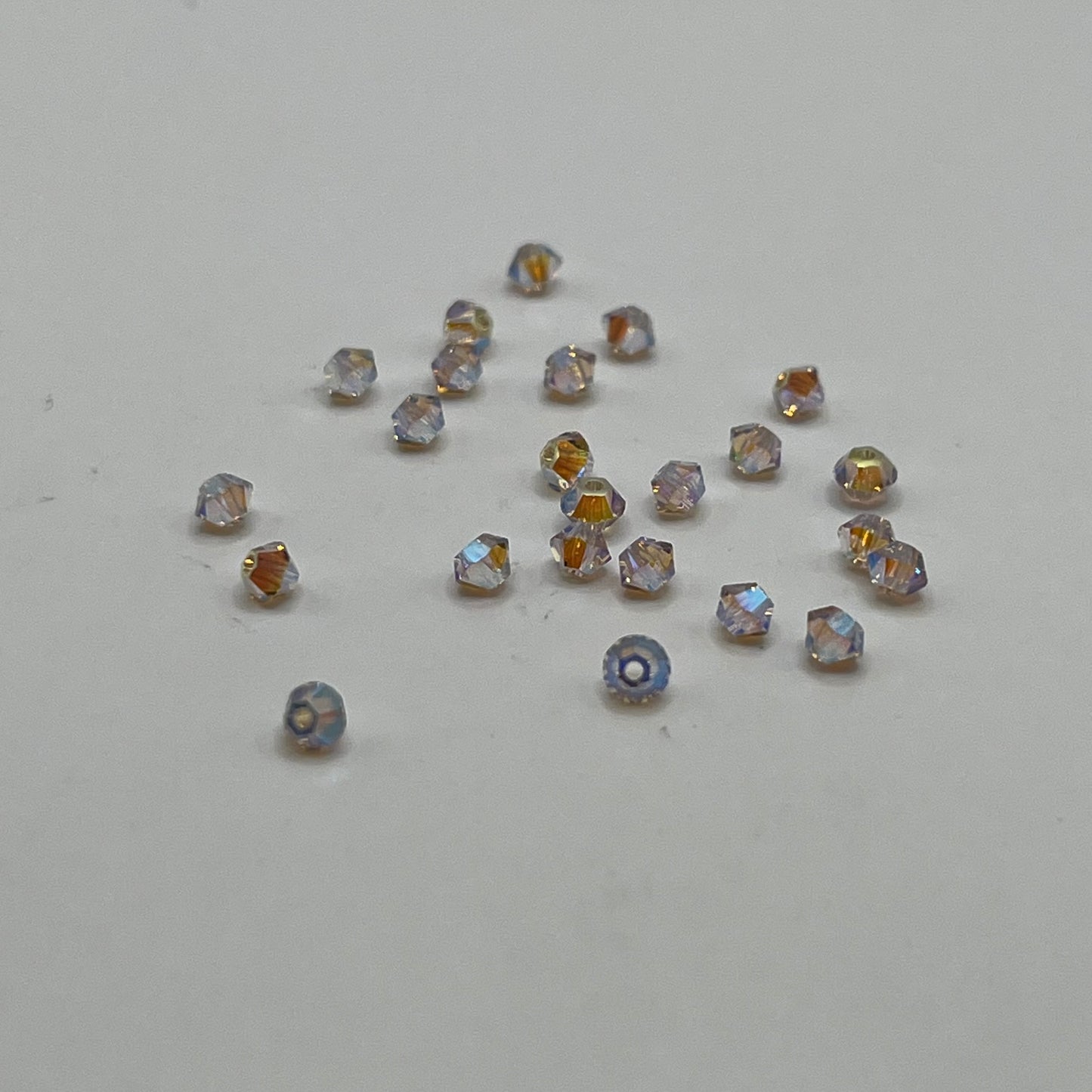 Swarovski 3MM Bicones - Light Silk AB2X (24pcs)